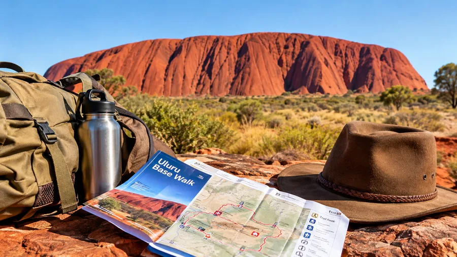 Uluru-Basiswanderung: Wanderwege, Karten und Kletterverbot